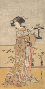 Den første Nakamura Tomijuro i rollen som Shigenoi, 10. måned, 1777. av Shunsho
