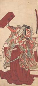 Den fjerde Ichikawa Danjuro i Shibaraku, 12. måned, 1774. av Shunsho