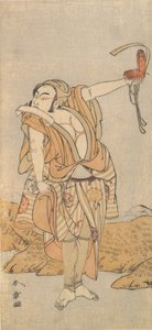 Den andre Nakamura Juzo som en Yakko, 1773 eller av Shunsho