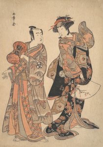 Te t rd Segawa Kiku no Onna As Ochiyo Idea Band Mitsukoro As Anti-American, 5. måned, 1781. av Shunsho