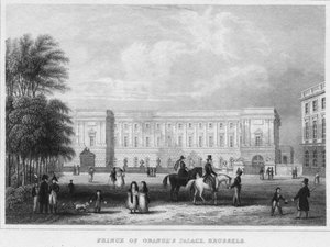 Prince of Oranges Palace, Brussel, 1850