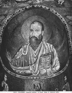 St. Paul (mosaikk) av Sicilian School