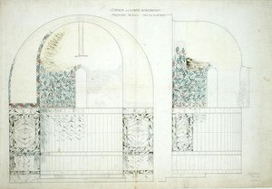 Design for Mosaic for The Church of the Wisdom of God at Lower Kingswood