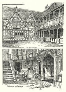 Leicester's Hospital, Warwick (gravering) av Sidney Heath
