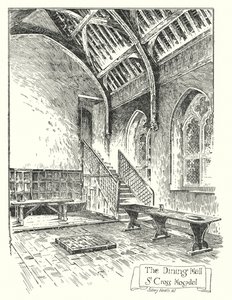 The Dining Hall, St Cross Hospital (gravering) av Sidney Heath