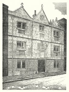 De fattige reisendes hvile, Rochester (gravering) av Sidney Heath