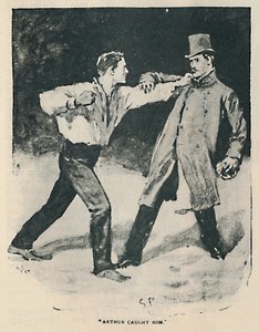Arthur fanget ham, 1892 av Sidney Paget