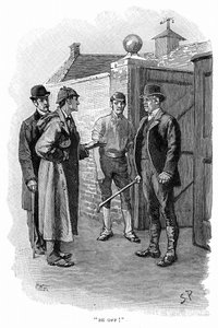 Sherlock Holmes og Dr Watson undersøker