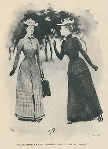 Noen kvinne kom og snakket om Lord St. Simon, 1892 av Sidney Paget