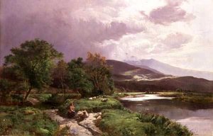 En walisisk strøm av Sidney Richard Percy