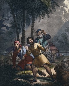 Kristus kunngjorde for de jødiske hyrdene av Siegfried Detler Bendixen