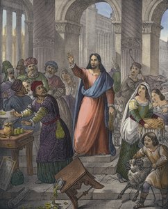 Kristus renser templet av Siegfried Detler Bendixen