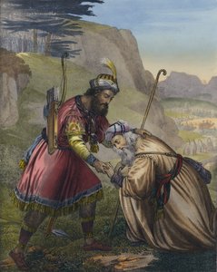 Jacobs forsoning med broren Esau av Siegfried Detler Bendixen