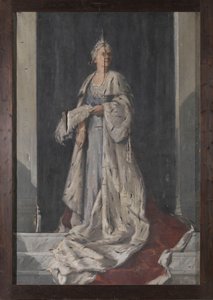 Portrett av Wilhelmina, dronning av Nederland av Sierk Schröder