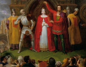 Bryllup til kong Alfred den store av England av Sigmund Ferdinand von Perger