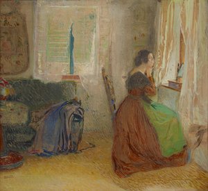 Rom i et gammelt skogshus av Sigmund Walter Hampel