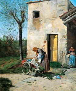 Vaskekvinner nær Firenze