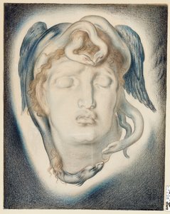 Lederen av Medusa, 1884 av Simeon Solomon