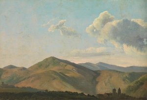Fjelllandskap ved Vicovaro, ca. 1786-97.