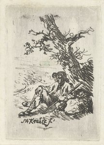 Hviler under et tre