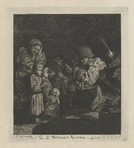 Sinterklaas-aften St Nicholas Evening (tittel på objekt)