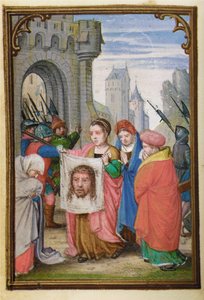 Folio fra en miniatyr Time Book, bruk av Roma, Brugge, 1530-35 av Simon Bening