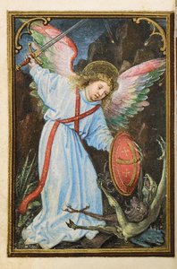 Folio fra en miniatyr Time Book, bruk av Roma, Brugge, 1530-35 av Simon Bening