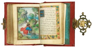 Folio fra en miniatyr Time Book, bruk av Roma, Brugge, 1530-35