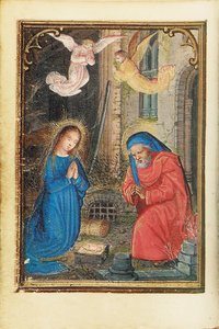 Folio fra en miniatyrtimebok, bruk av Roma, Brugge, 1530-35 av Simon Bening