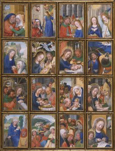 Tafel aus dem Stein-Quadriptychon av Simon Bening
