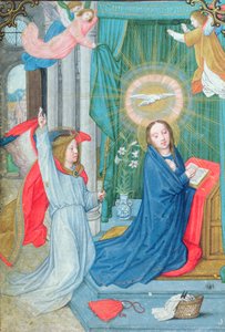 The Annunciation, miniatyr fra Norfolks timebok
