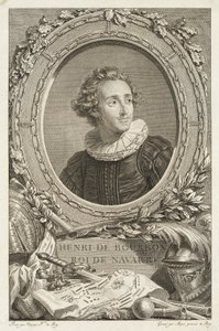 Henri de Bourbon, Royal de Navarre av Simon Charles Miger after François André Vincent