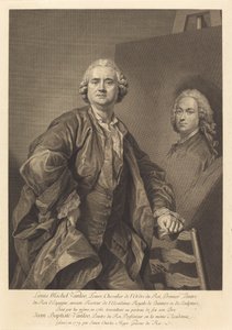 Louis Michel Vanloo av Simon Charles Miger after Louis Michel Van Loo