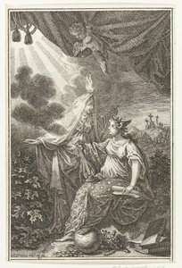 Allegoriske figurer nær bakken Golgata