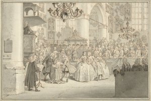 Dåp av prins William V, 1748