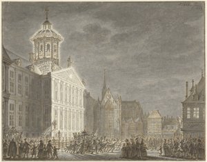 Rådhusbelysning for William V og Wilhelmina av Preussen, 1768