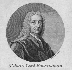 St. John Lord Bolinbroke, ca 1750-tallet. av Simon Francois Ravenet