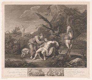 Lignelse om den barmhjertige samaritan Den barmhjertige samaritan (tittel på objekt)