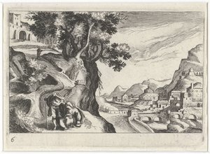 Landschap møtte Juda en Tamar Søreuropeisk landskap (serietittel) Topografi av forskjellige regioner (serietittel) av Simon Frisius