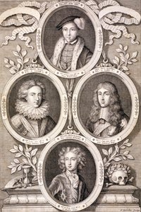 Edward VI, Henry og William, hertugene av Gloucester, og Henry, Prince of Wales, c1700.