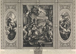 Taket i banketthuset i Whitehall: The Union of the Crowns of England and Scotland