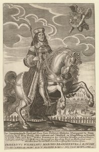 Portrett av Frederick William 1620-1688, kurfyrst av Brandenburg, hertug av Preussen, 1680 av Simon Grimm
