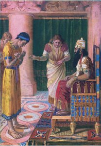 Daniel i Kings court, fra The Bible Picture Book utgitt av Thomas Nelson, ca. 1950