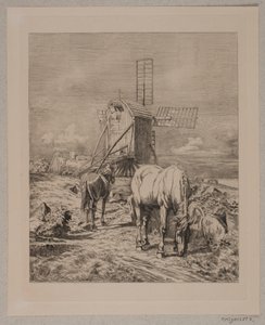 På en mølle av Simon Ludvig Ditlev Simonsen