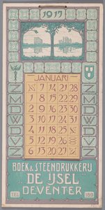 1917 kalender av Simon Moulijn