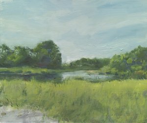 Burying Hill-stranden, 2013 (olje på lerret)