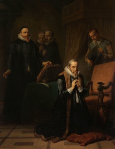 Den siste bønn til Johan van Oldenbarnevelt av Simon Opzoomer