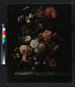 Gruppe med blomster, før 1721 (olje på lerret)