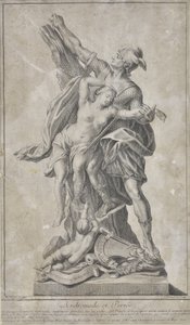 Perseus leverer Andromede (tegning)