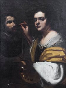 Allegori om maleri av Simon Vouet